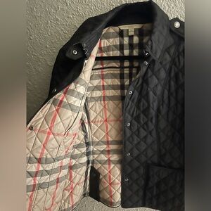 Burberry Brit quilted jacket- used good condition- gorgeous authentic jacket!